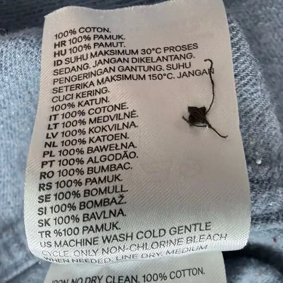 LOGG Casual Collared Button Down Shirt 100% Cotton Mens Size Medium Blue - Picture 6 of 9